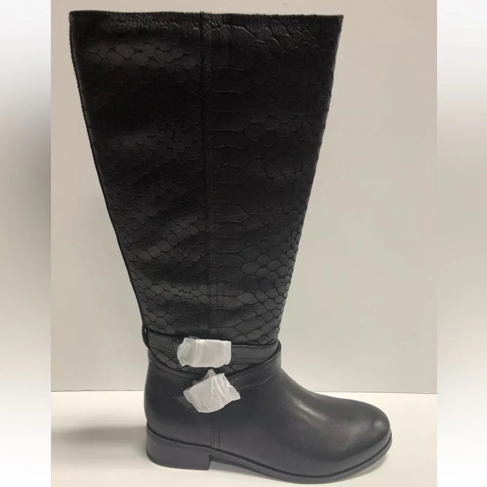 Trotters Women’s Liberty, Black Knee High Boots, Size 6.5W
